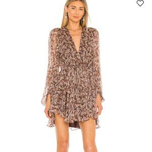 NWT Shona Joy Blossom Drawstring Mini Dress